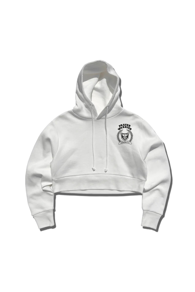 Ready To Dye Cropped Hoodie