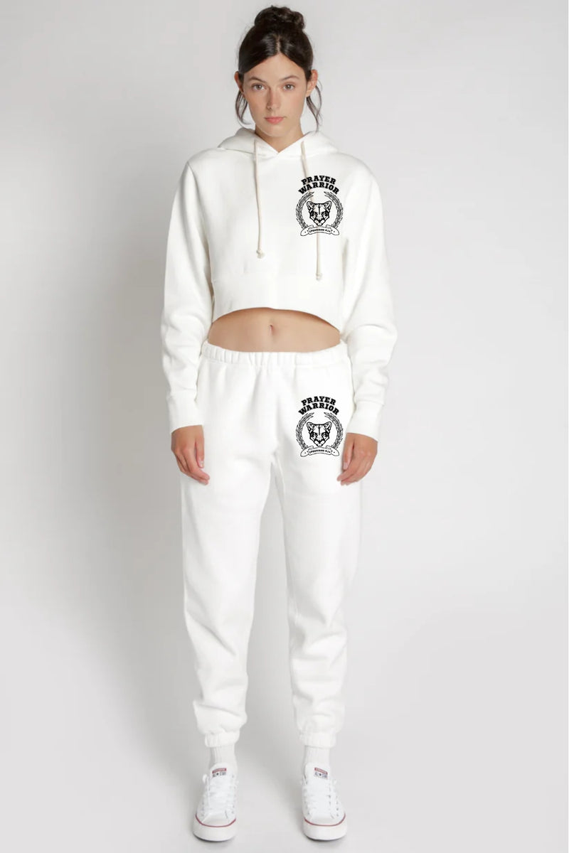 Ready To Dye Cropped Hoodie